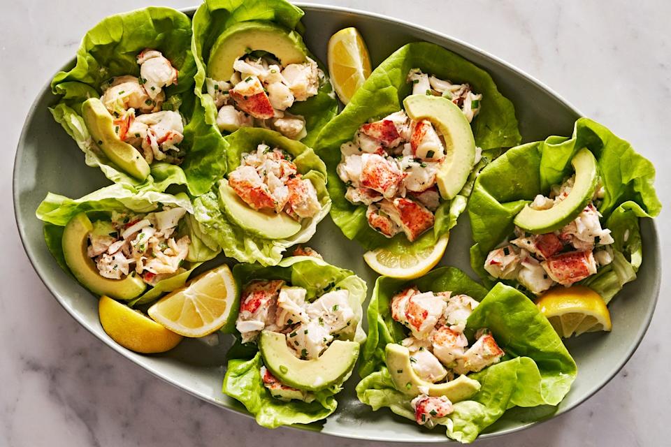 lobster salad with avocado