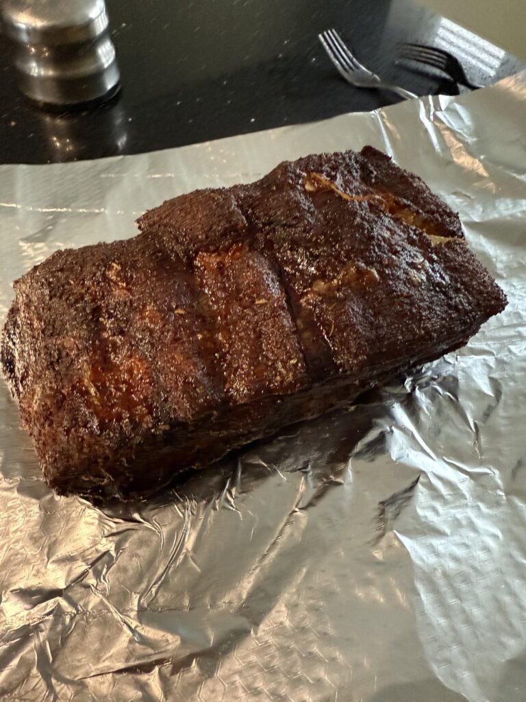 First go at pork belly