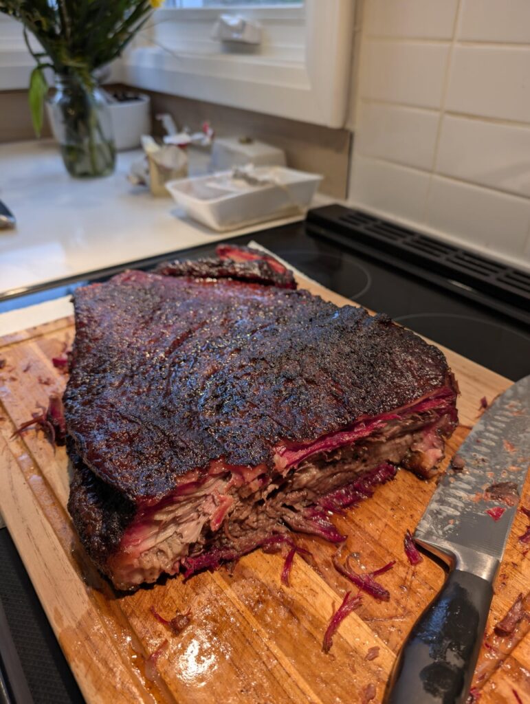 Finished my first Brisket, how'd I do?
