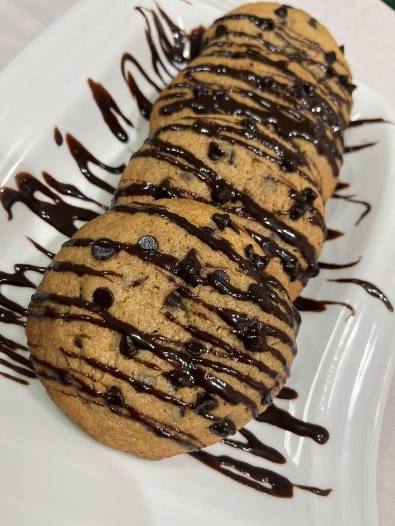 My freshly baked dark chocolate cookies