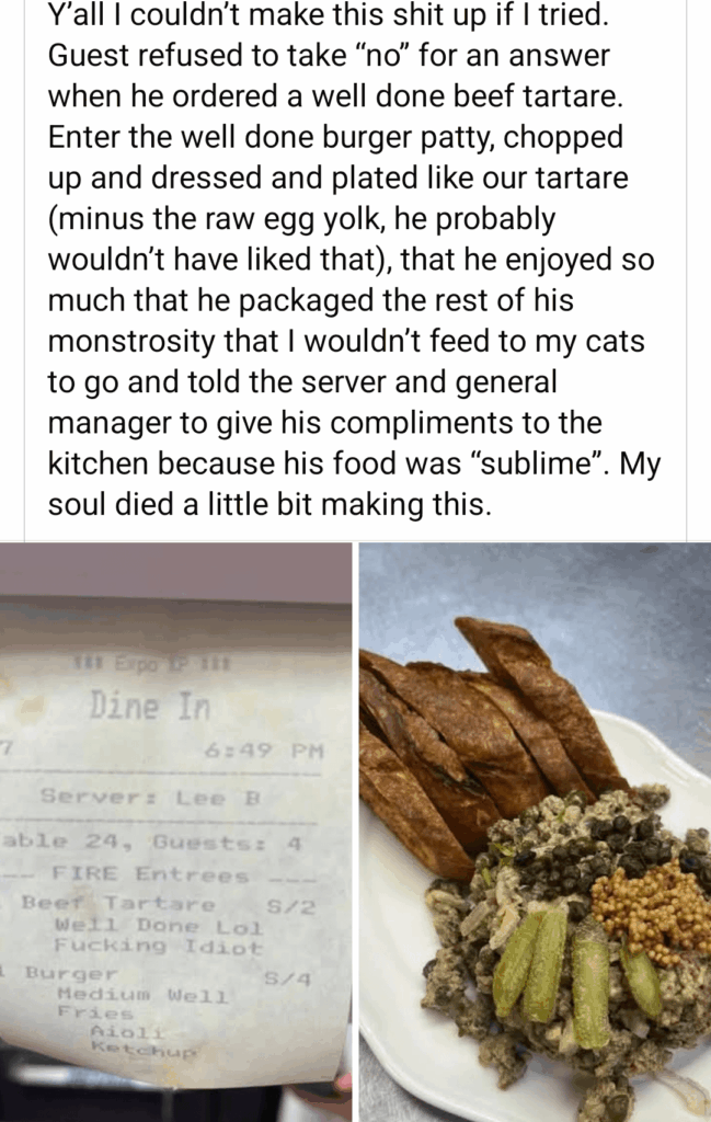 I've seen the face of God and he is cringing