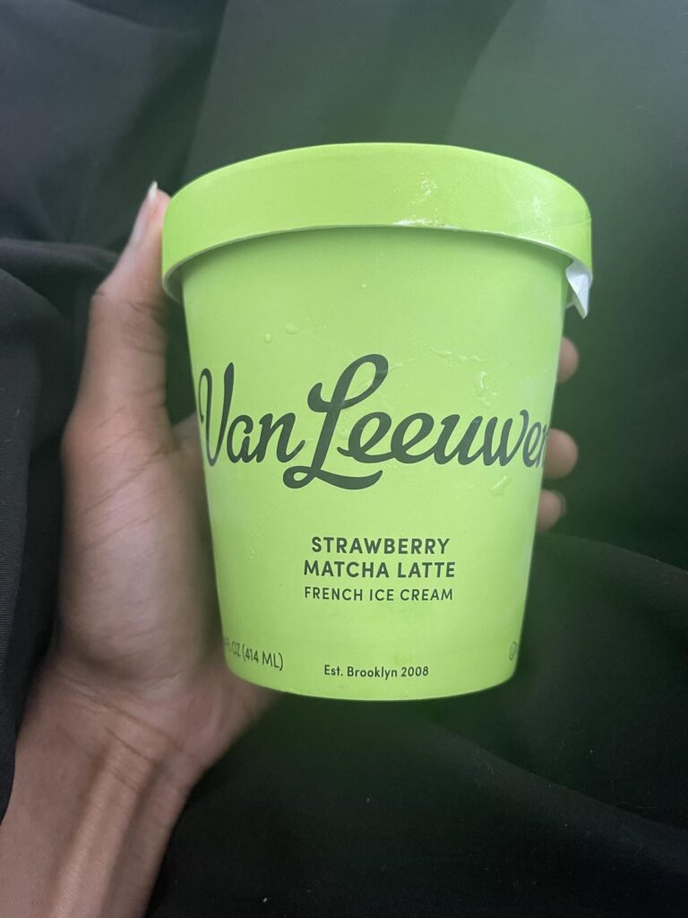 Van Leeuwen strawberry matcha latte
