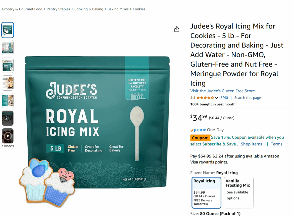 thoughts on this Royal Icing mix