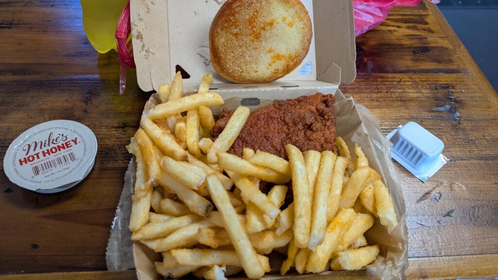 Chuck's hot chicken (break from Dave's)