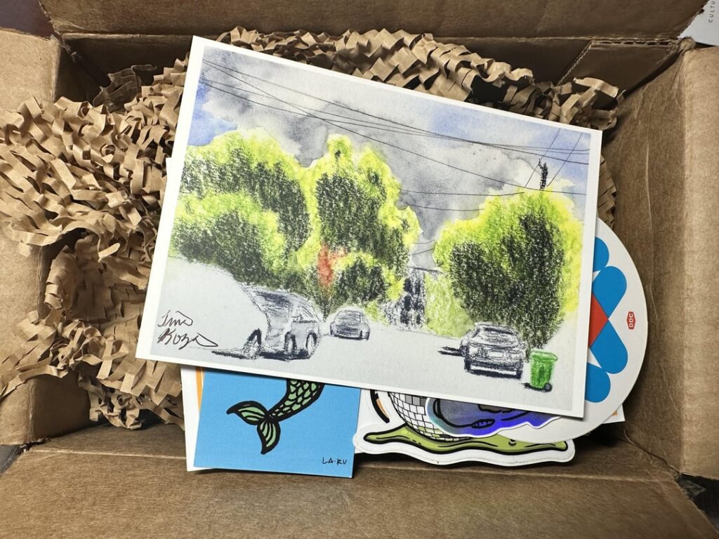 Sardines exchange. So lovely!