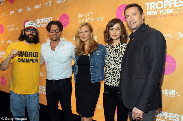 Giving back: The free festival's celebrity judges included 30 Rock's Judah Friedlander, actor-director Jennifer Westfeldt, Bridesmaids star Rose Byrne