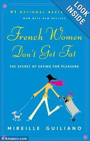 Inspiration: Mr Ross's weight loss came about after he saw Oprah on her TV show discussing French Women Don't Get Fat (left), written by Mireille Guiliano (right)