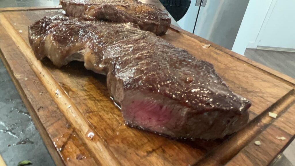 My friend turned a steak into this