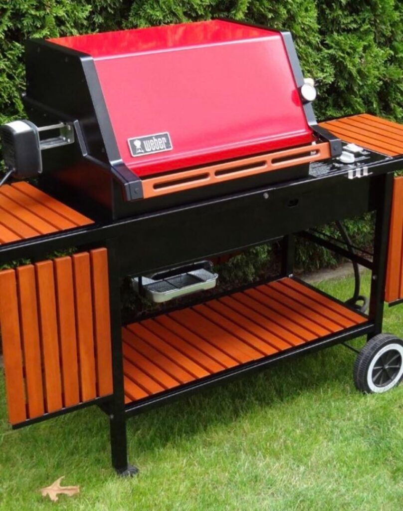 I restored a 1994 Weber Genesis “Redhead” that I found in a junkyard.