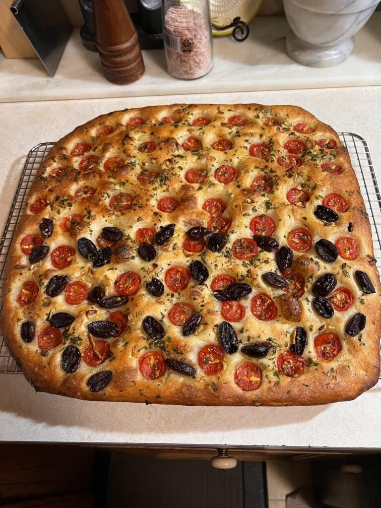 My dad's foccacia