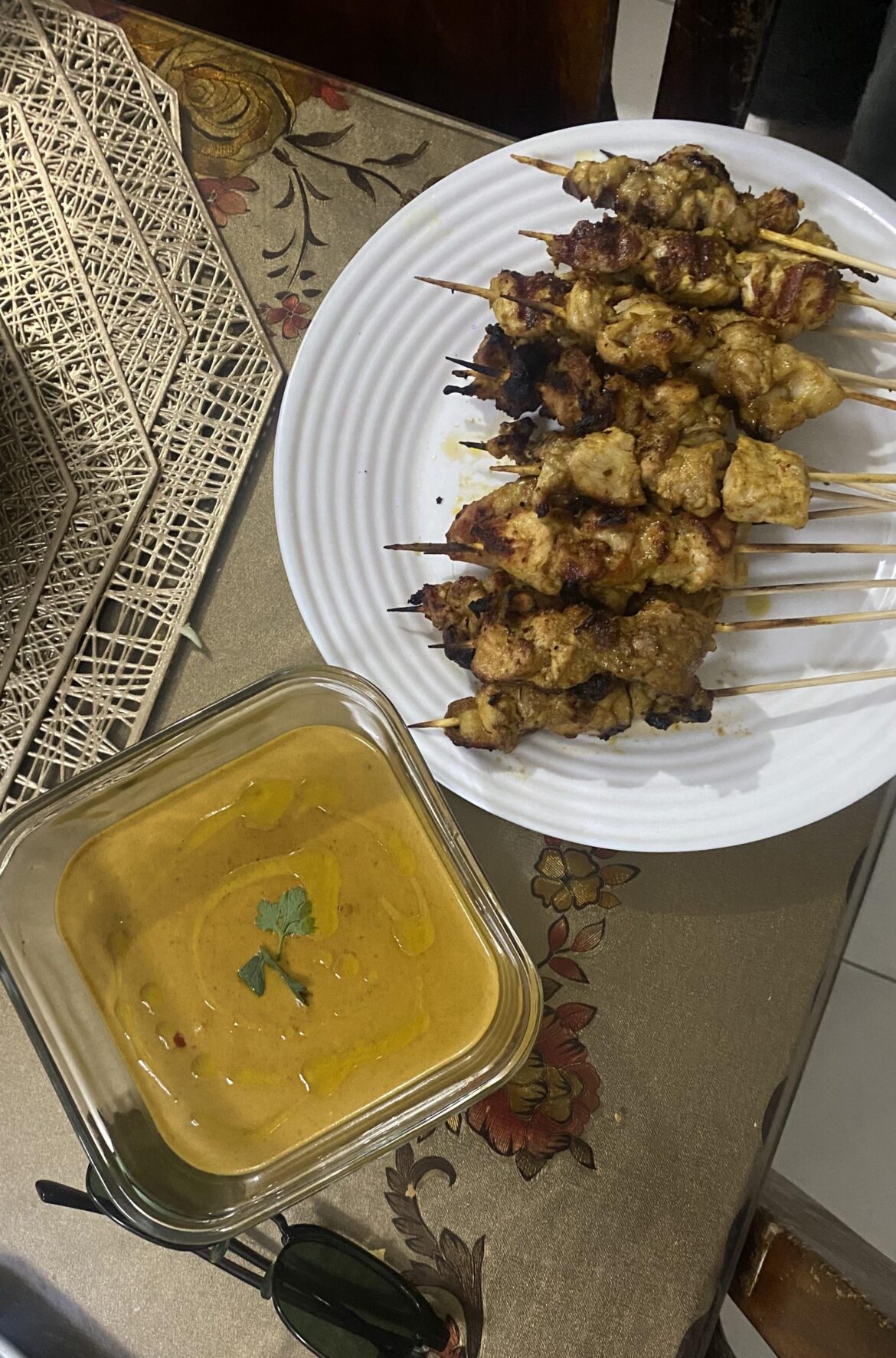 Chicken Curry BBQ with Peanut Sauce (OC)