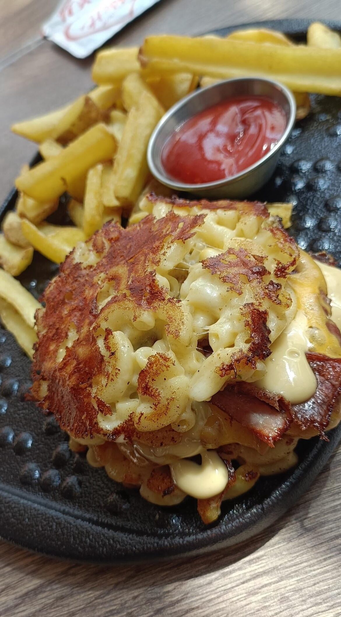 Mac and Cheese Cheeseburger for me today!