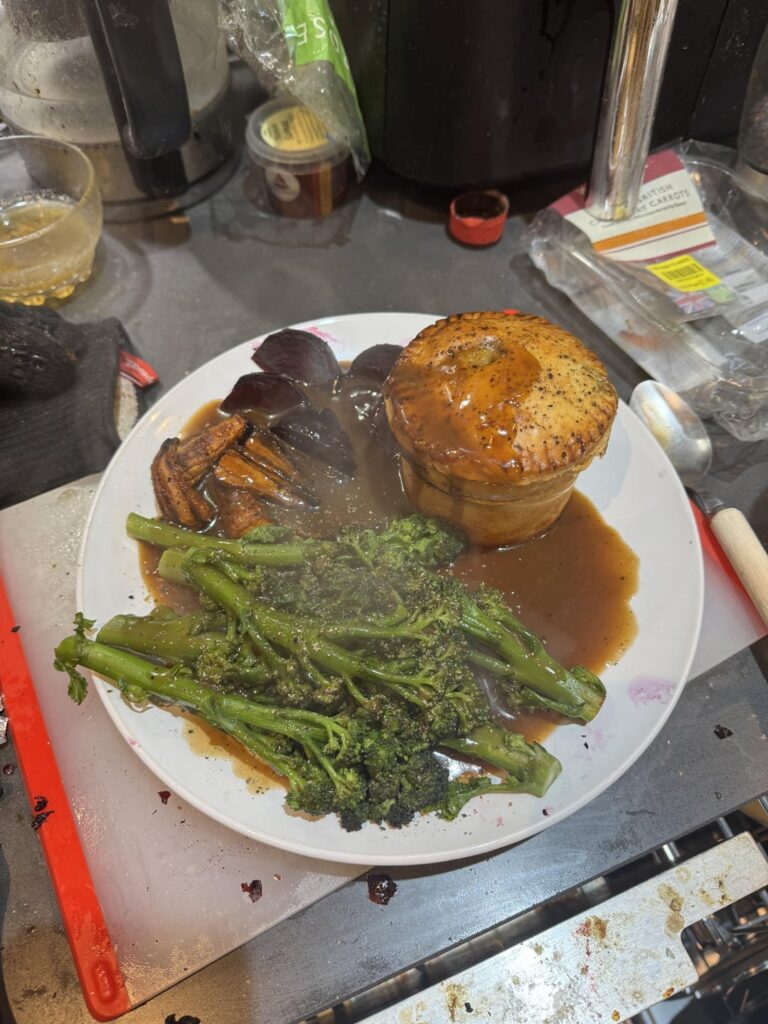 Sunday and Monday pie. Sunday and Monday pie.