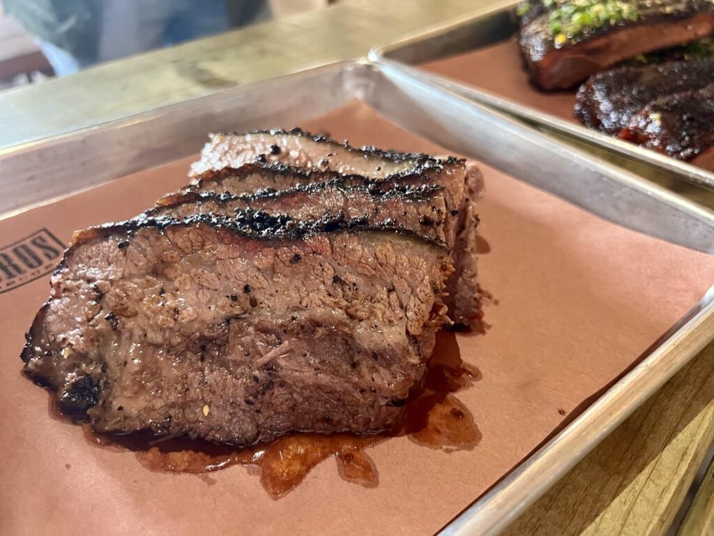 Blood Brothers BBQ/Houston Pork Ribs, brisket, brisket chow fun