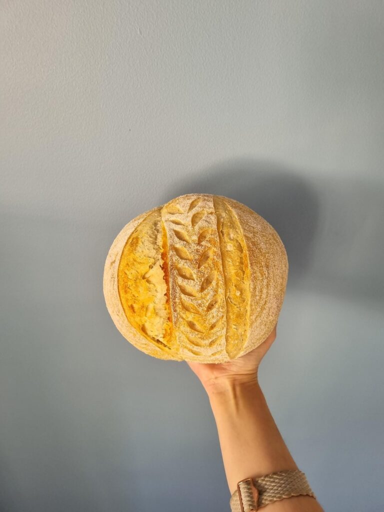 Fresh sourdough this morning