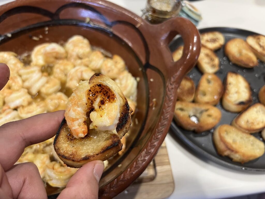 Gambas al ajillo