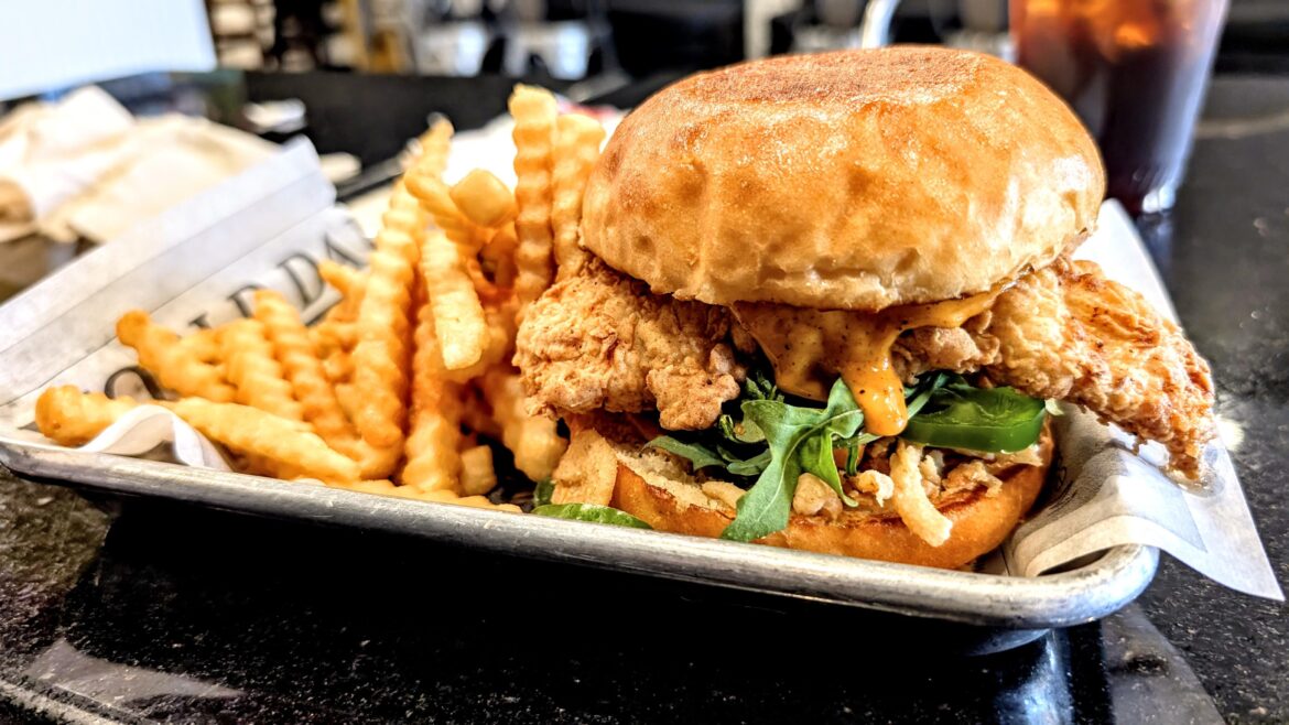 Fried chicken sandwich