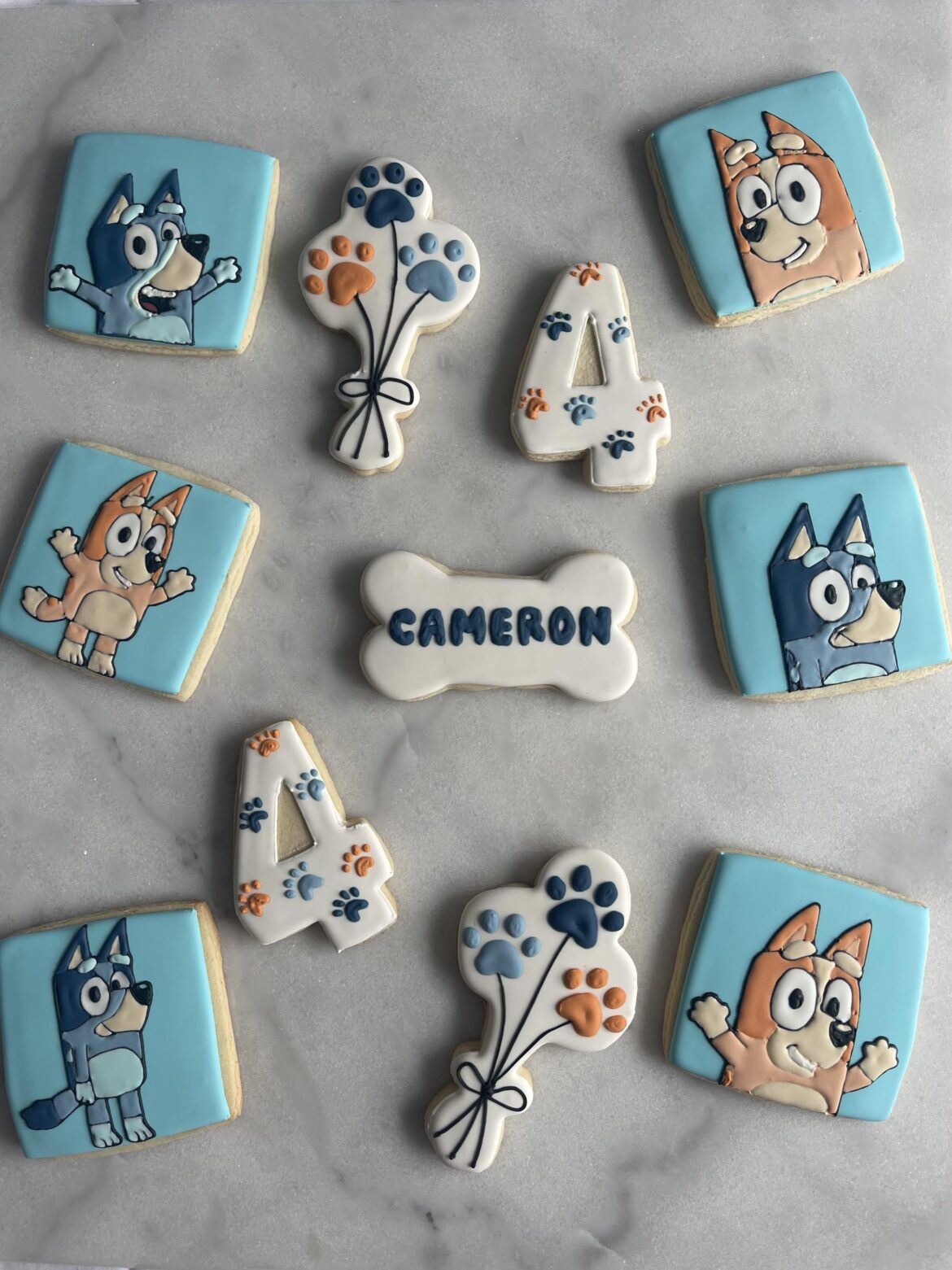Started making royal icing cookies 4 months ago! Still struggling with icing consistencies & craters. But my favorite set yet! I started selling them as well! Any tips and tricks?