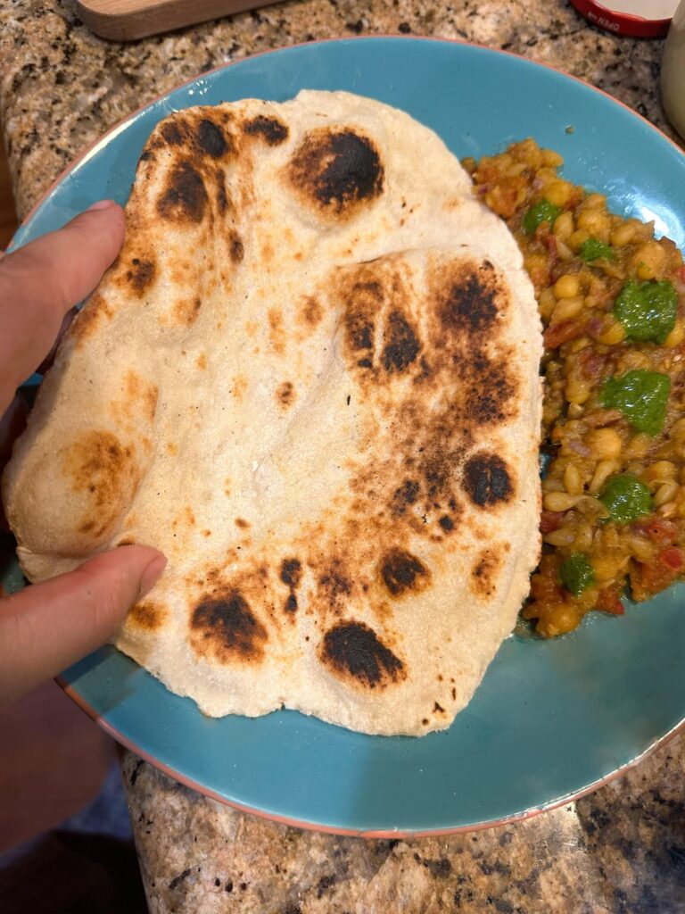 Naan? Say Less (Meal: Matar Kulcha) Naan? Say Less (Meal: Matar Kulcha)