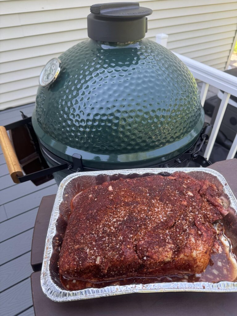 Weekend pork butt- pulled, chopped, and sliced served up!