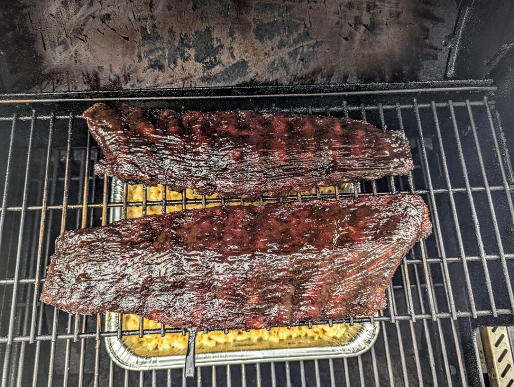Back ribs and Mac n cheese
