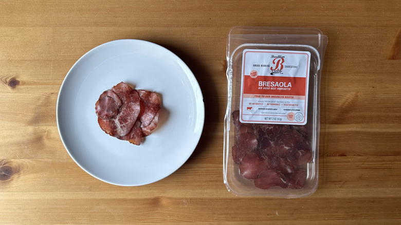 Brooklyn Cured Bresaola on wooden table