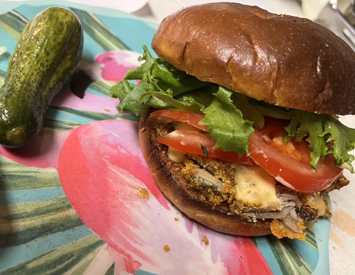 Quick and dirty sardine po boy