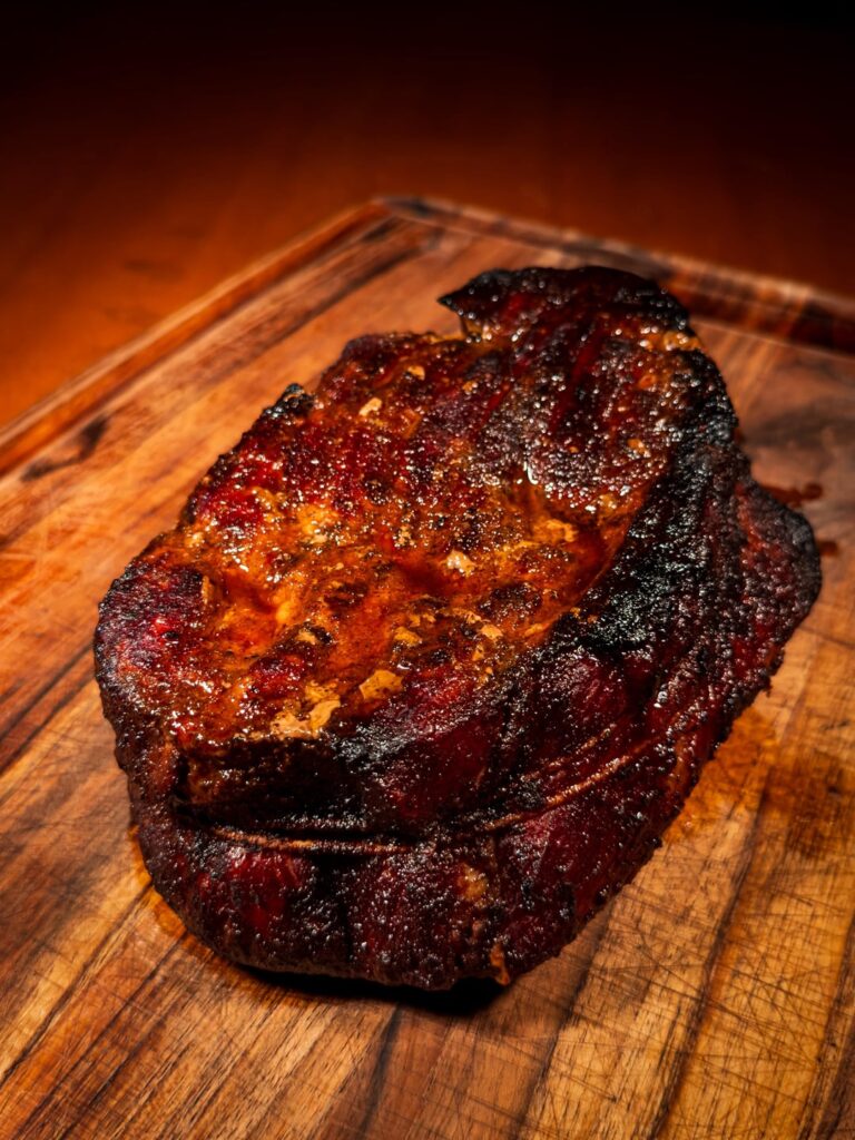 Smoked Pork Steak