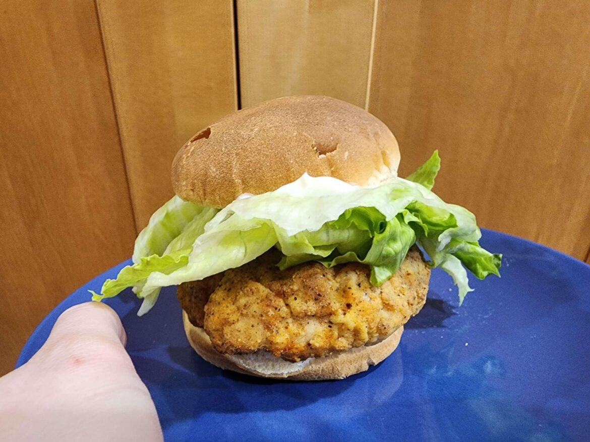 Copycat McChicken - 320cal, 48g protein, 5.2g carbs