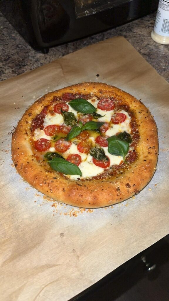 Sourdough discard pizza