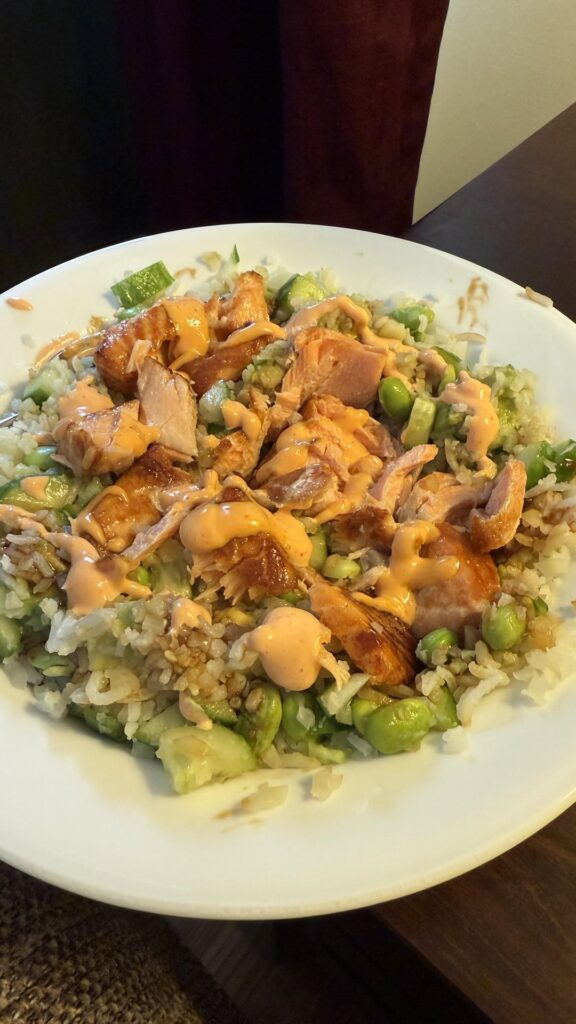Teriyaki Salmon Bowl