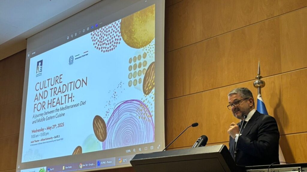 Mediterranean diet and Arab cuisine, conference in Riyadh - News from Embassies