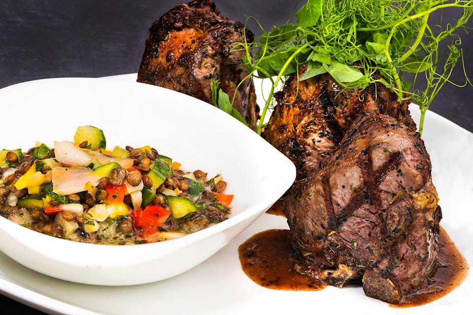 Lamb Chops at Brasserie Provence in Louisville, Kentucky.