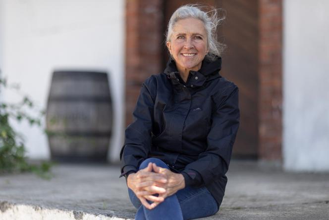 Vineyard management expert Rosa Kruger, photographed near Stellenbosch on April 5, 2024, is behind the 'Old Vine Project,' which aims to protect and develop vines over 35 years old. 