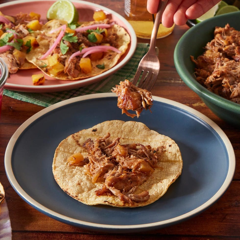 slow cooker pulled pork tacos