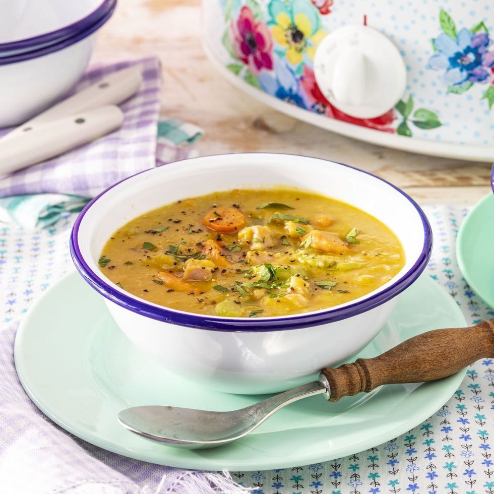 crock pot appetizers slow cooker split pea soup