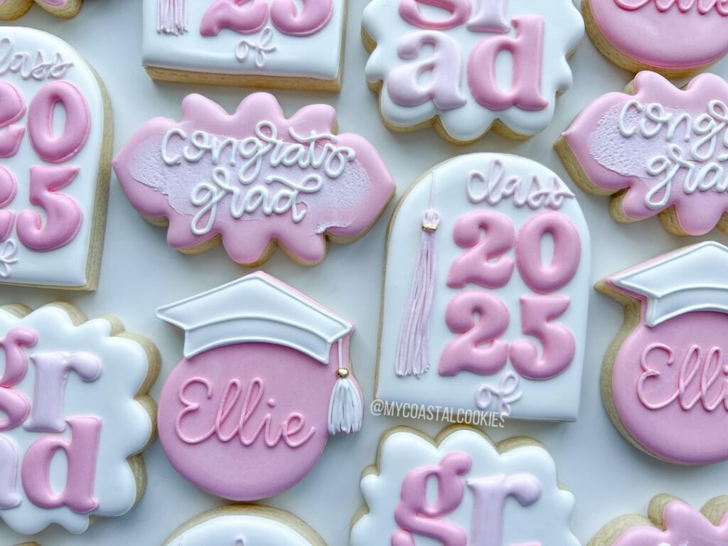 Girly Grad Cookies! 🎓💖