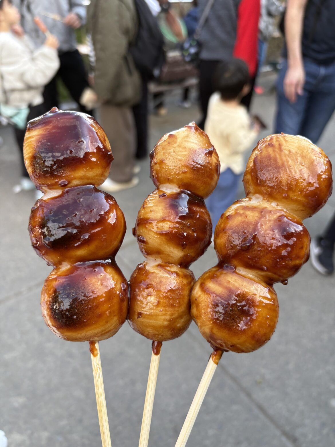 I absolutely love the dango at Mount Takao.