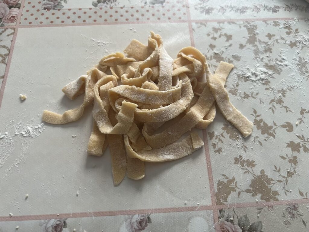 My first fresh pasta ever