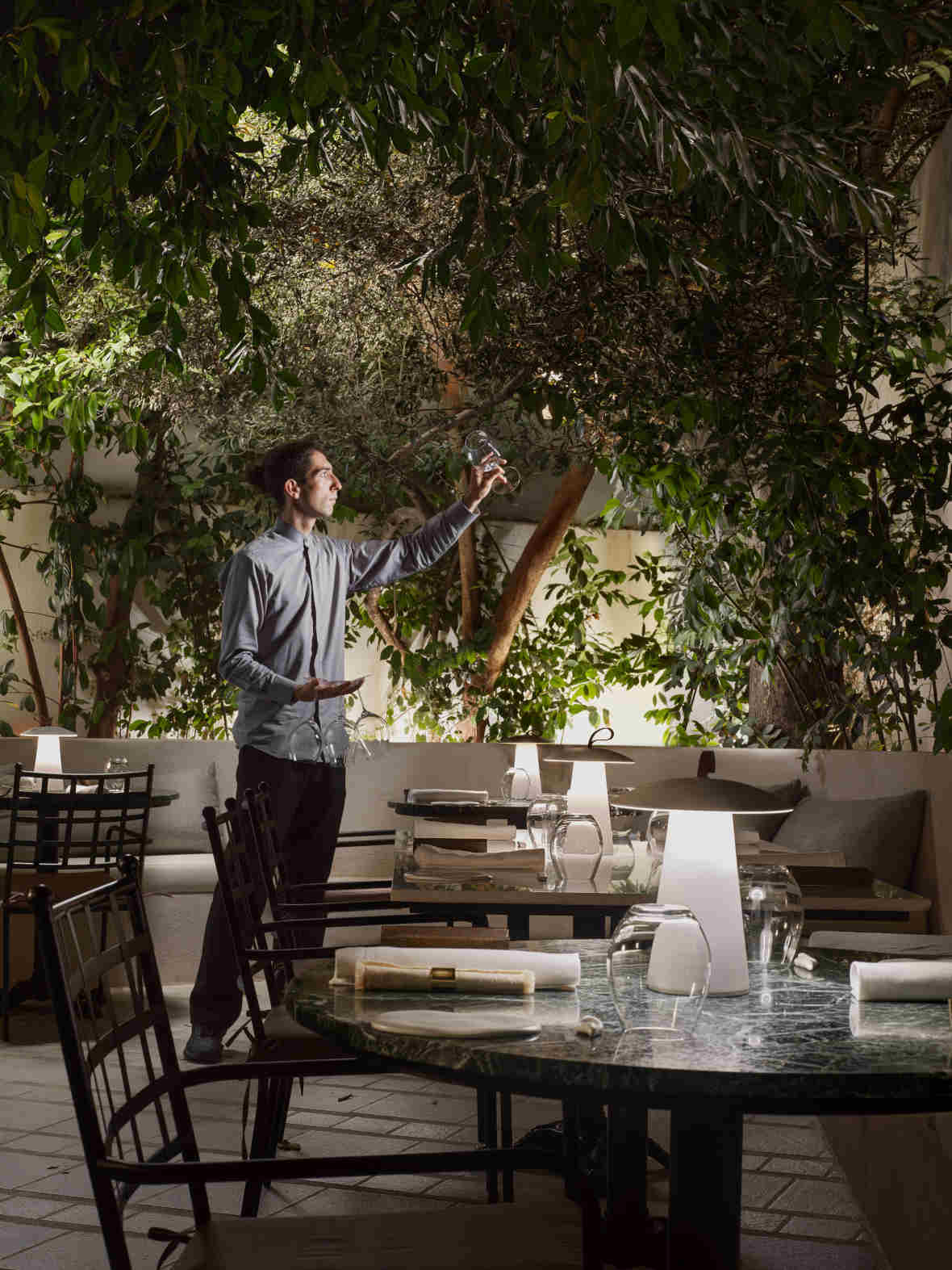 Dining under the stars in the garden at CTC. © CTC Urban Gastronomy