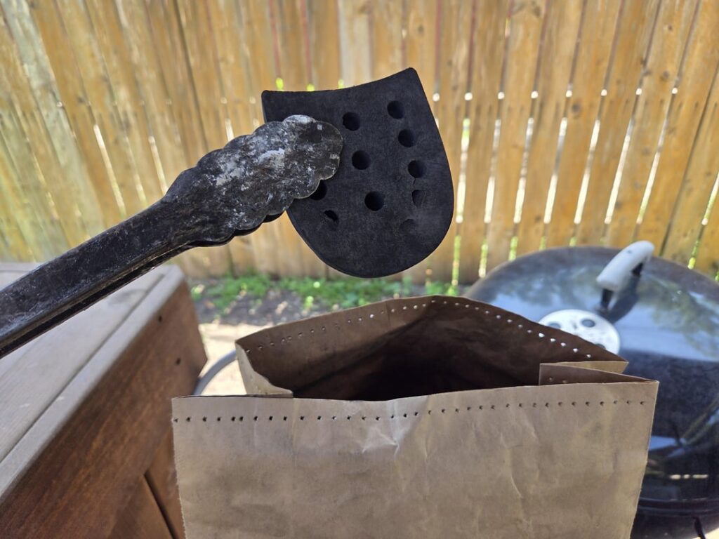 Visitor: "Why do you only grill with wood? Why not use charcoal?" Me: