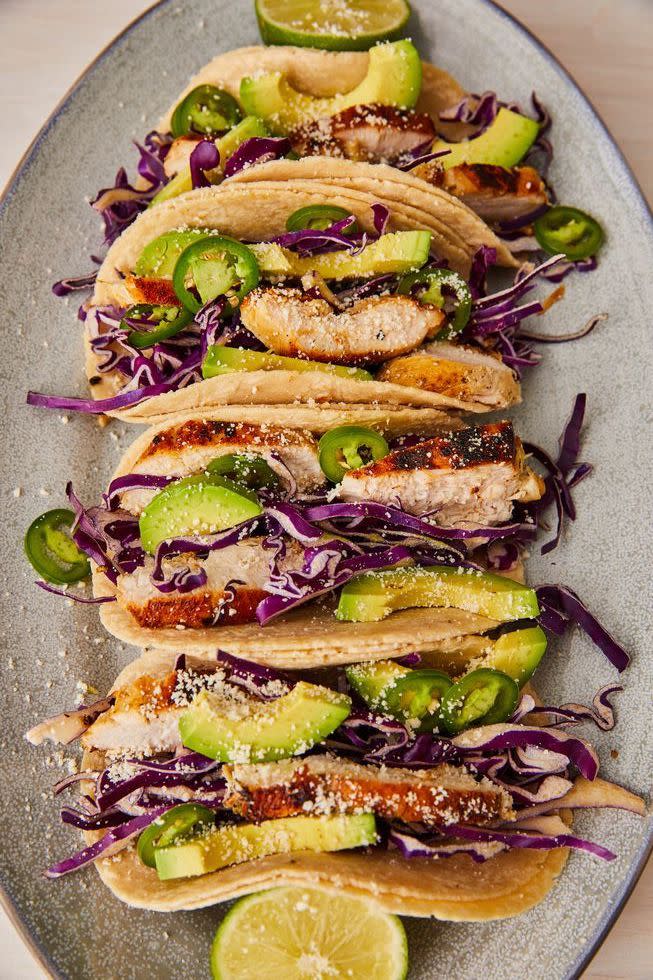 tequila lime chicken tacos
