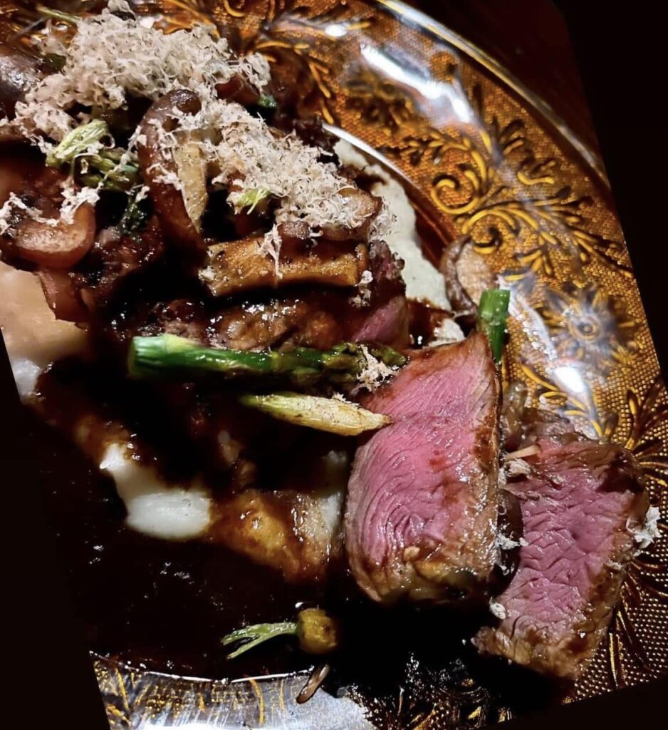 Dry aged bison rib eye