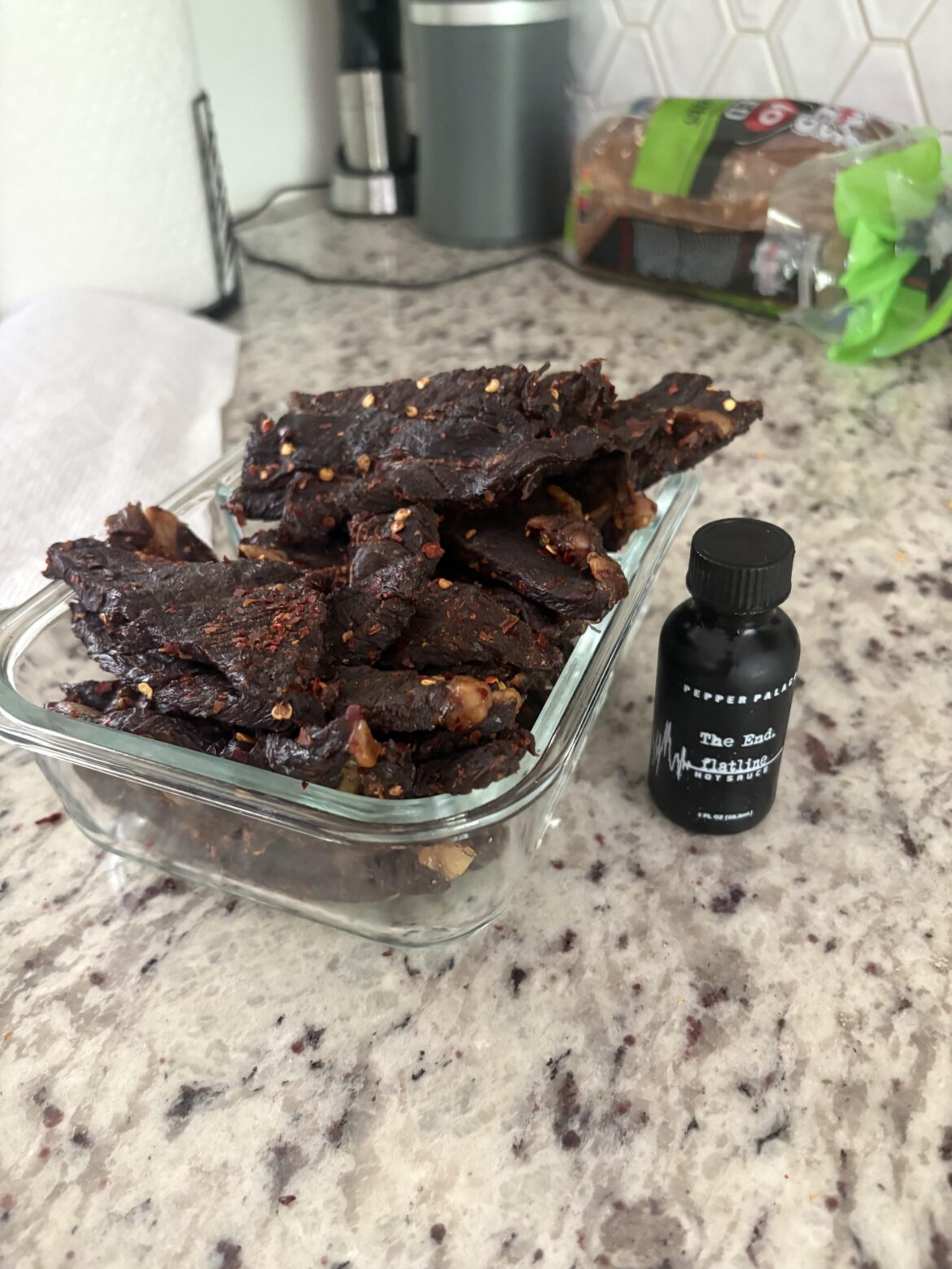 Homemade beef jerky with this demonic stuff