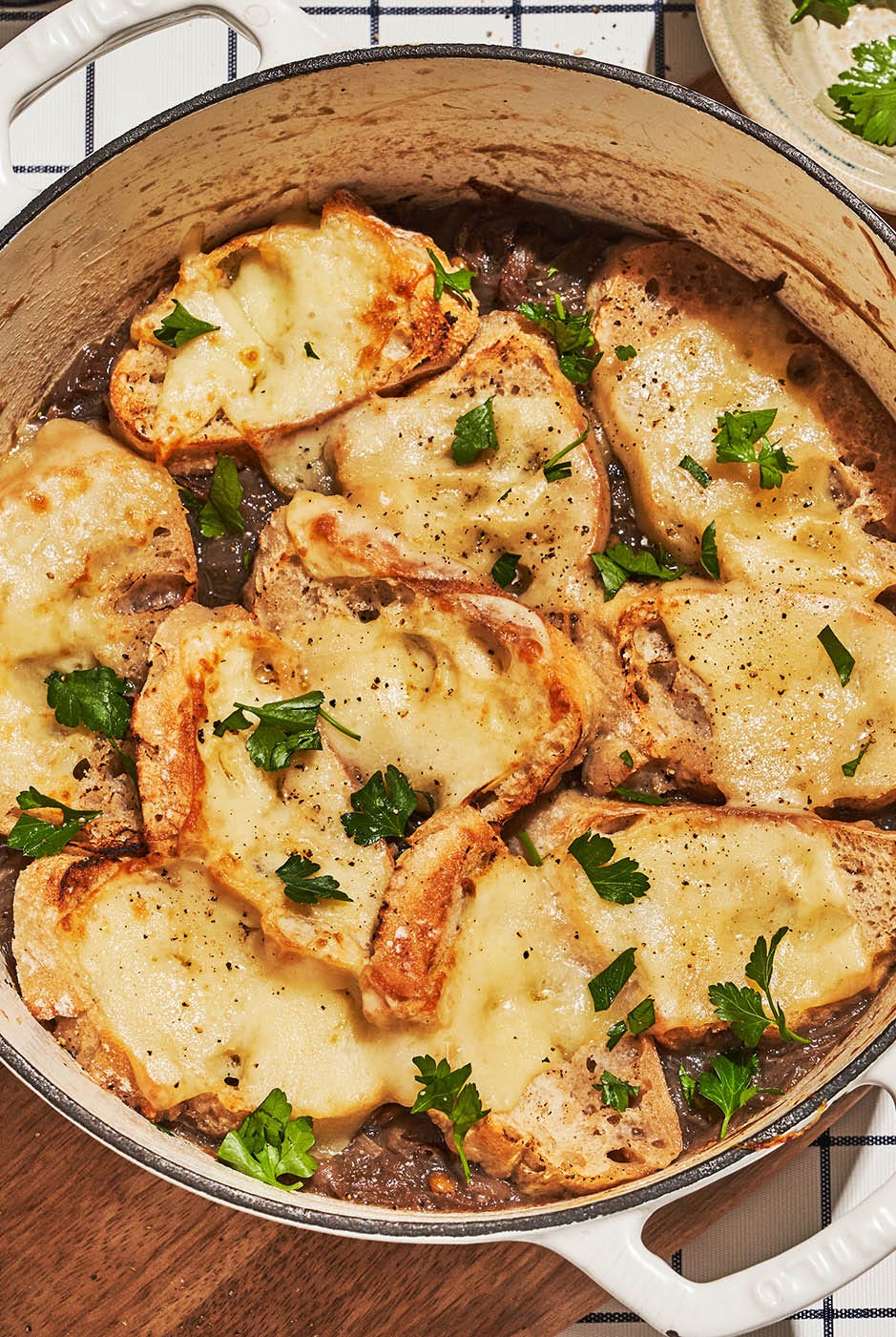 vegan french onion stew
