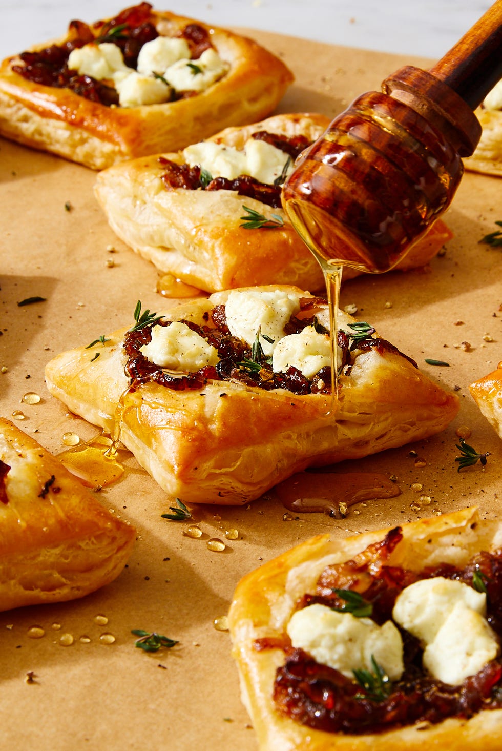 caramelized onion and goat cheese bites