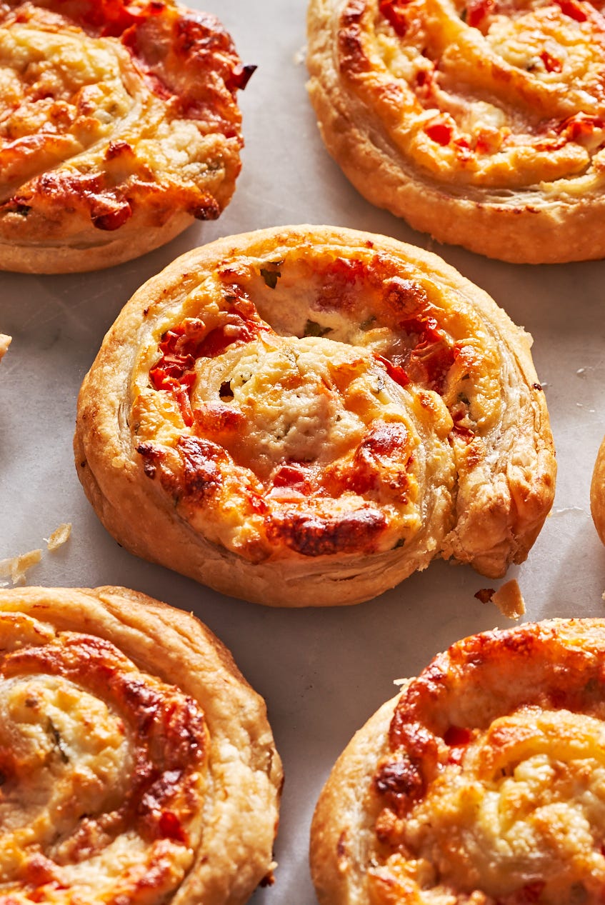 tomato feta pinwheels