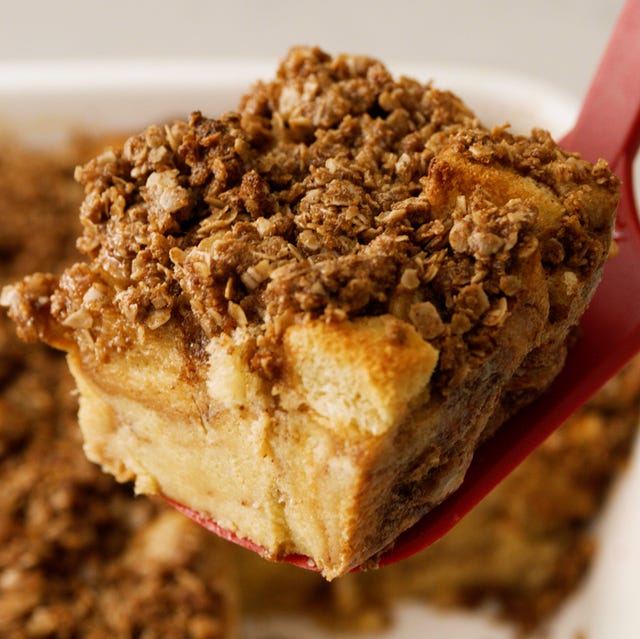 overnight almond butter banana french toast