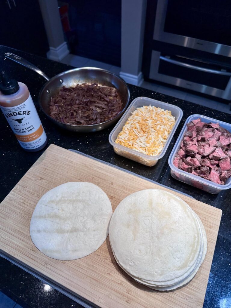 Mini Steak Cheese Wrap