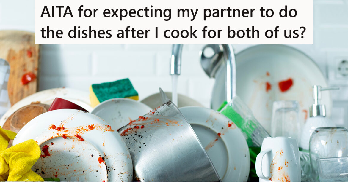 He Thinks Cooking For Dishwashing Is A Fair Trade, But His Partner Has A Different Trade-Off In Mind » TwistedSifter Nice family enjoying a dinner together